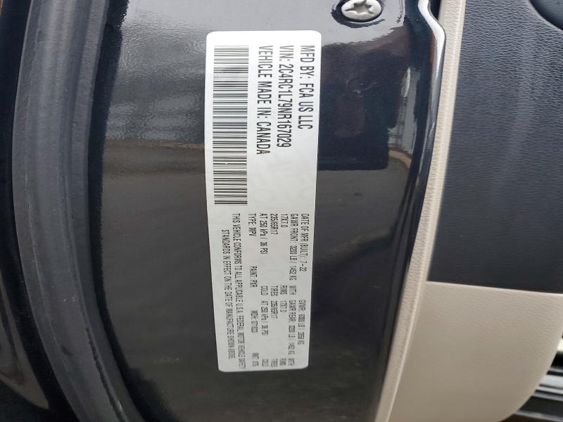 2022 Chrysler Pacifica მანქანა იყიდება აუქციონზე, vin: 2C4RC1L79NR167029, აუქციონის ნომერი: 41720706