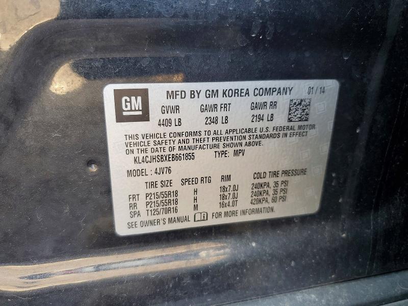 Продаж на аукціоні авто 2014 Buick Encore, vin: KL4CJHSBXEB661855, номер лоту: 45978356