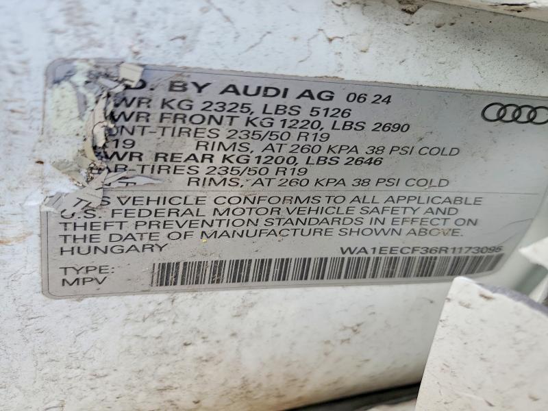 Aukcja sprzedaży 2024 Audi Q3, vin: WA1EECF36R1173095, numer aukcji: 47710586