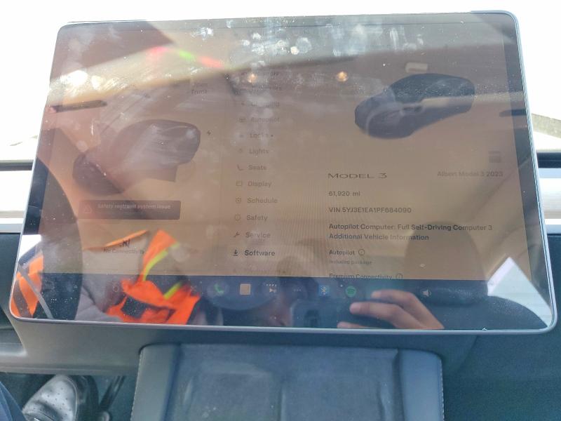 Aukcja sprzedaży 2023 Tesla Model 3, vin: 5YJ3E1EA1PF684090, numer aukcji: 47404336