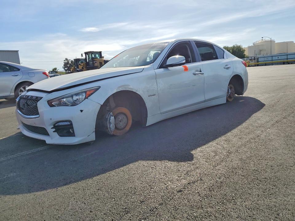 41648596 :رقم المزاد ، JN1AV7APXEM691549 vin ، 2014 Infiniti Q50 Hybrid مزاد بيع