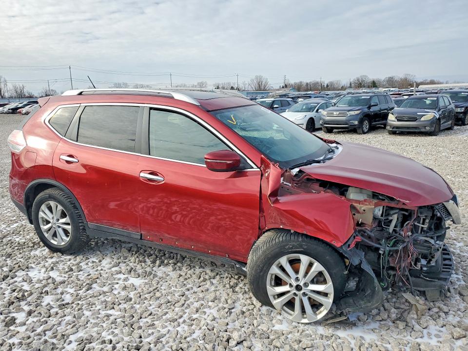 45916056 :رقم المزاد ، 5N1AT2MVXEC848692 vin ، 2014 Nissan Rogue مزاد بيع