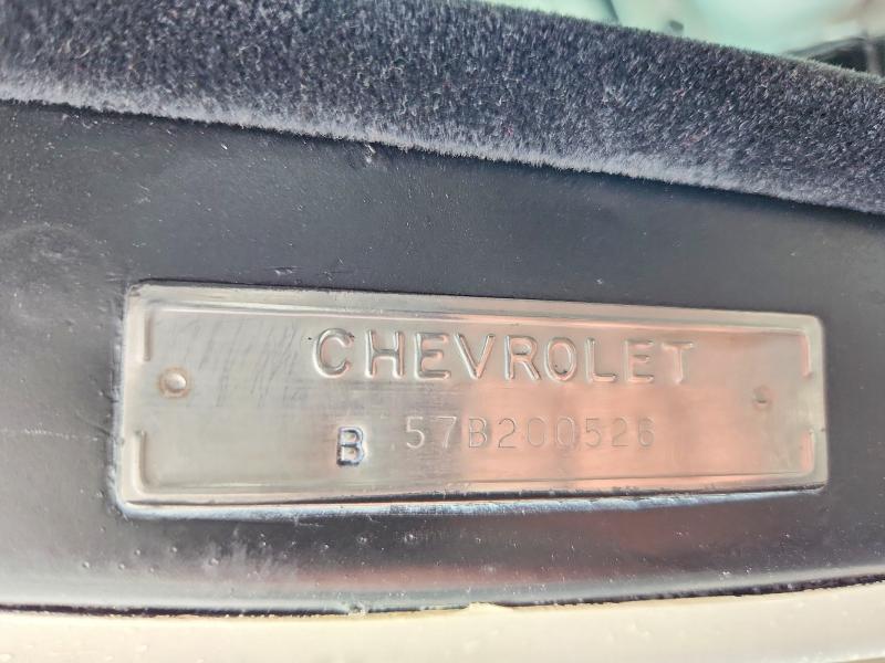 78245375 :رقم المزاد ، B57B200526 vin ، 1957 Chevrolet Bel Air مزاد بيع