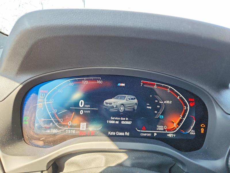 2024 Bmw X3 მანქანა იყიდება აუქციონზე, vin: WBX47DP05RN304051, აუქციონის ნომერი: 46835966
