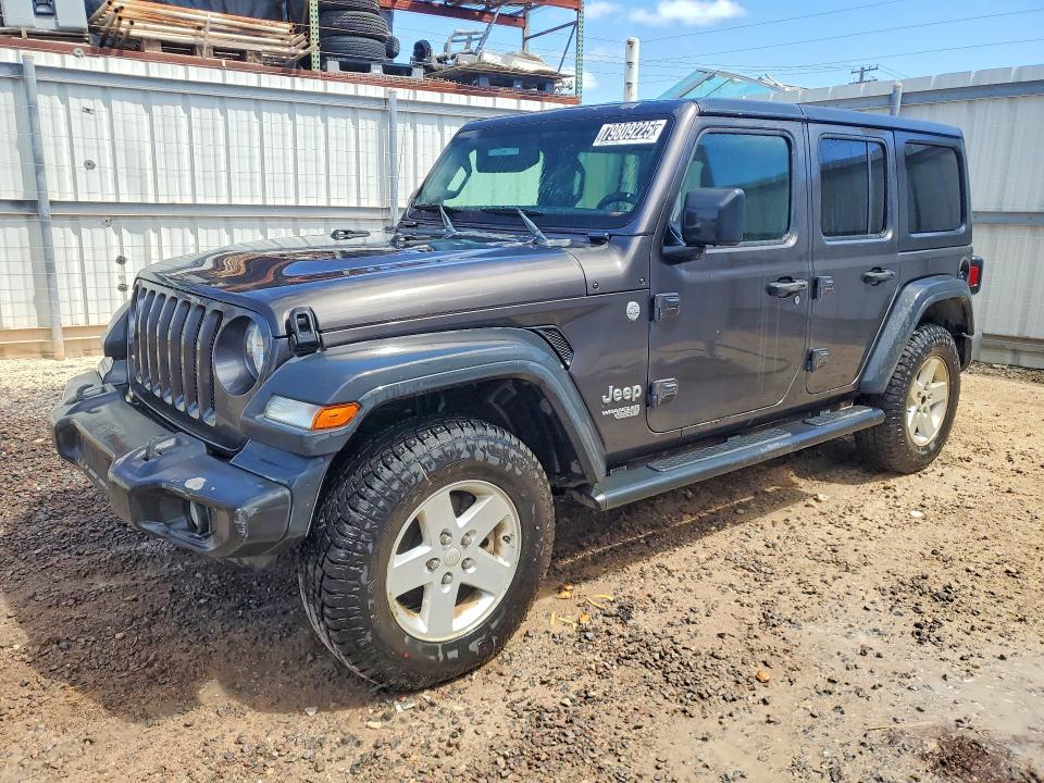 79809225 :رقم المزاد ، 1C4HJXDN6JW266491 vin ، 2018 Jeep Wrangler Unlimited مزاد بيع