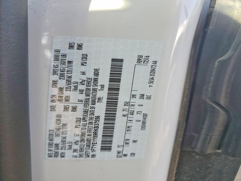 Продаж на аукціоні авто 2024 Ford Transit, vin: 1FTYE1Y89RKB37556, номер лоту: 47971056