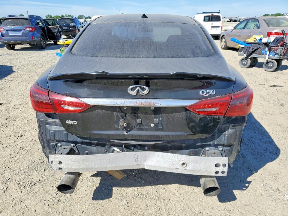 46773616 :رقم المزاد ، JN1EV7AR1JM436821 vin ، 2018 Infiniti Q50 مزاد بيع