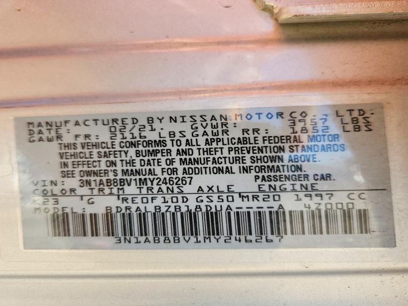 Продажа на аукционе авто 2021 Nissan Sentra, vin: 3N1AB8BV1MY246267, номер лота: 53660136