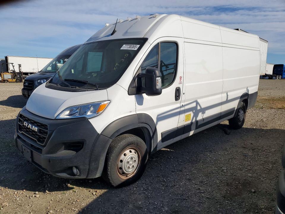 77738365 :رقم المزاد ، 3C6MRVJG5PE584646 vin ، 2023 Ram Promaster 3500 مزاد بيع