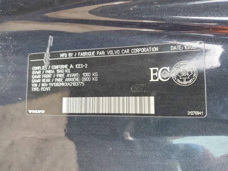 Продаж на аукціоні авто 2010 Volvo C30, vin: YV1382MKXA2183775, номер лоту: 46282386