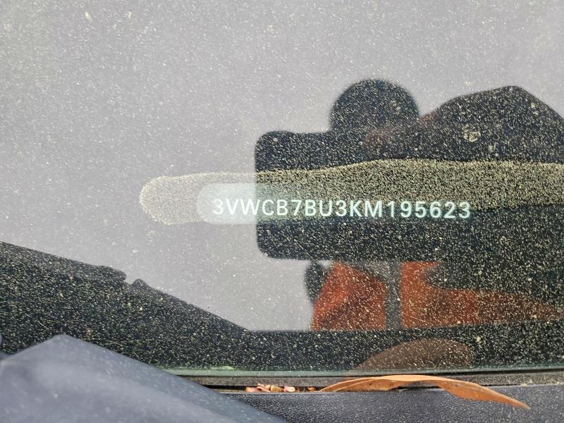2019 Volkswagen Jetta მანქანა იყიდება აუქციონზე, vin: 3VWCB7BU3KM195623, აუქციონის ნომერი: 45996236