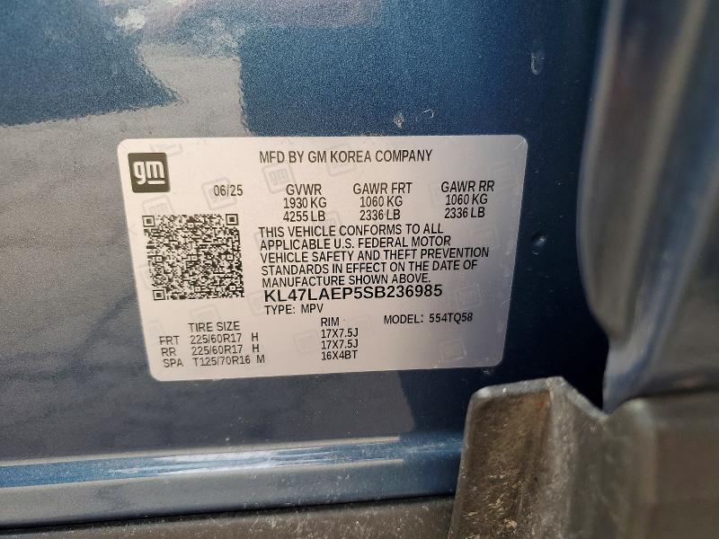Продаж на аукціоні авто 2025 Buick Envista, vin: KL47LAEP5SB236985, номер лоту: 47738436