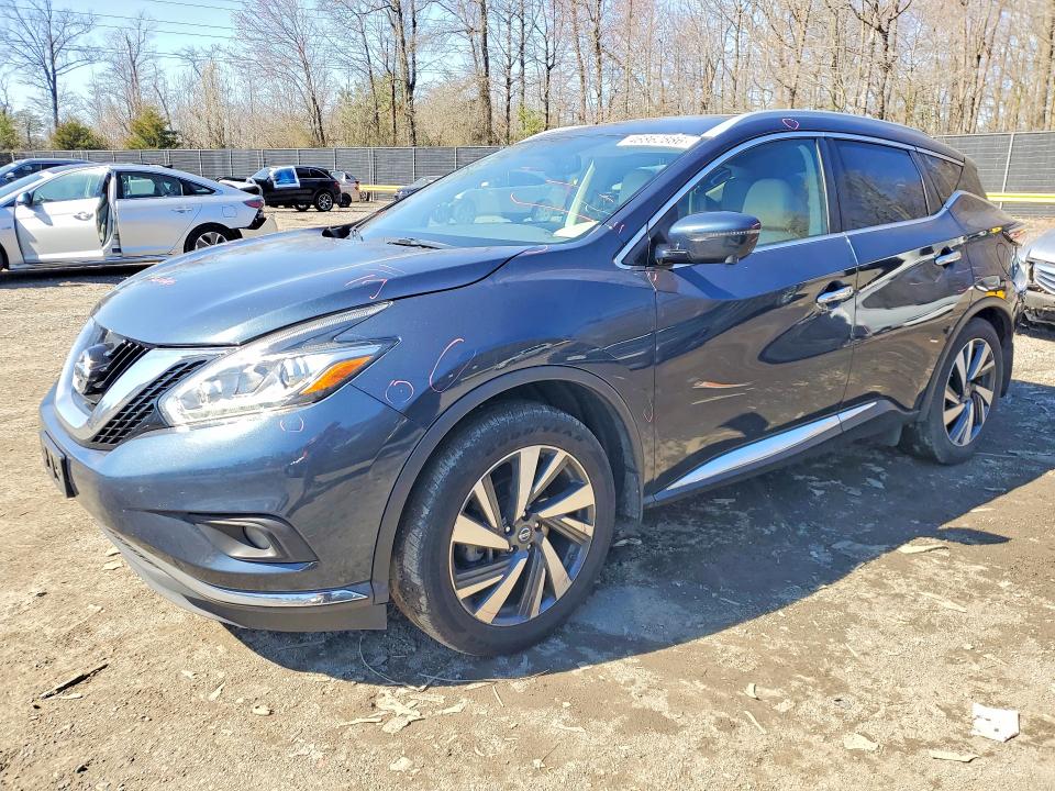 Продажа на аукционе авто 2018 Nissan Murano, vin: 5N1AZ2MH2JN195752, номер лота: 46862886