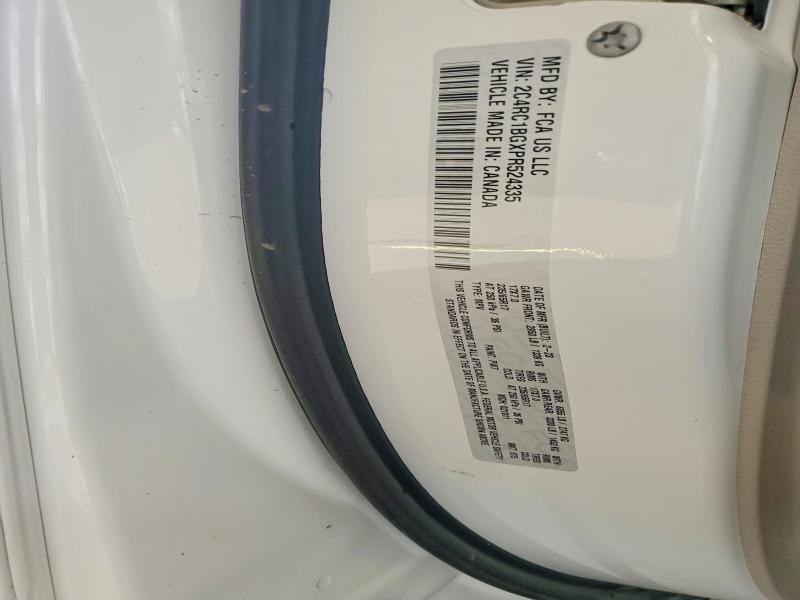 2023 Chrysler Pacifica მანქანა იყიდება აუქციონზე, vin: 2C4RC1BGXPR524335, აუქციონის ნომერი: 46482886
