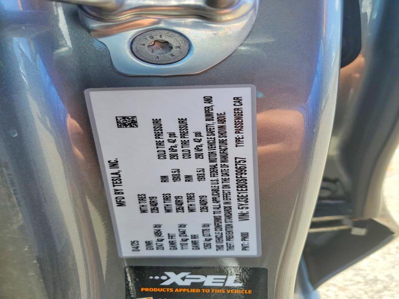 Продаж на аукціоні авто 2025 Tesla Model 3, vin: 5YJ3E1EB0SF996757, номер лоту: 47991576