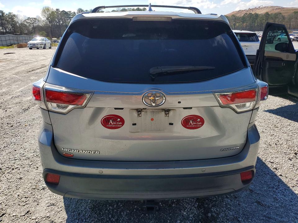 2016 Toyota Highlander მანქანა იყიდება აუქციონზე, vin: 5TDYKRFH7GS126751, აუქციონის ნომერი: 42061316