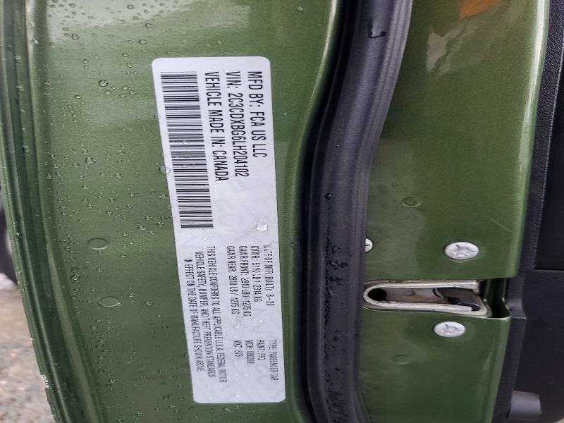 Продаж на аукціоні авто 2020 Dodge Charger, vin: 2C3CDXBG6LH204102, номер лоту: 45476136