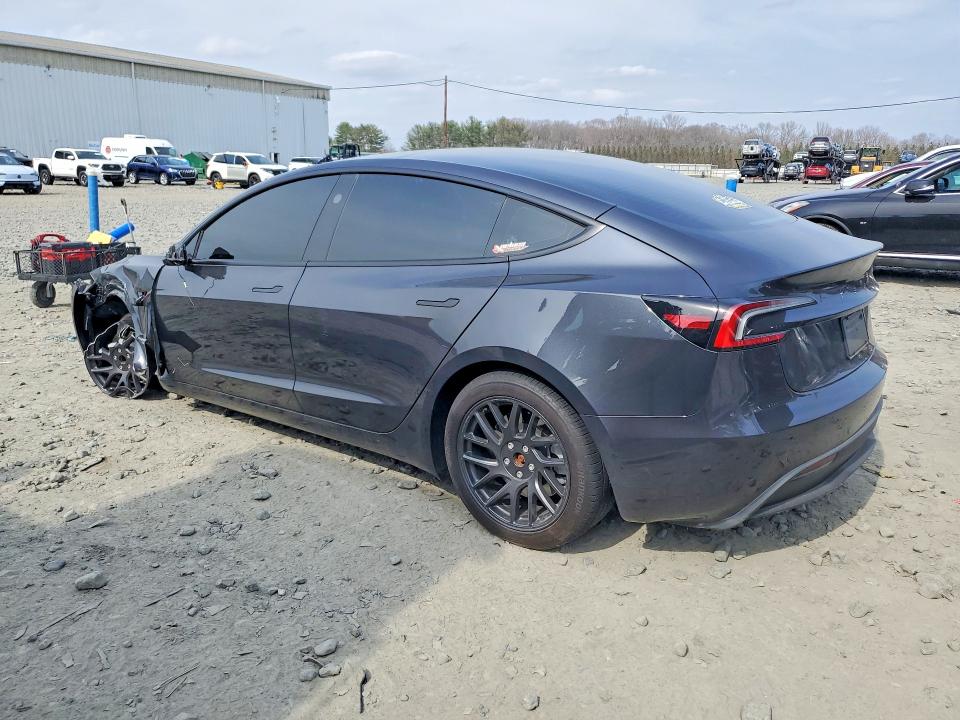 2025 Tesla Model 3 მანქანა იყიდება აუქციონზე, vin: 5YJ3E1EA0SF070575, აუქციონის ნომერი: 47951886