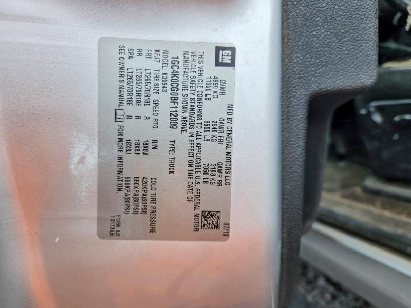 Aukcja sprzedaży 2011 Chevrolet Silverado, vin: 1GC4K0CG0BF112009, numer aukcji: 48247426