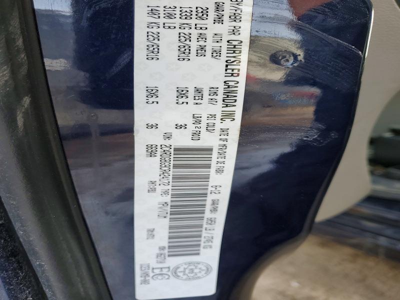 78873015 :رقم المزاد ، 2C4RDGBG9CR424172 vin ، 2012 Dodge Grand Caravan مزاد بيع