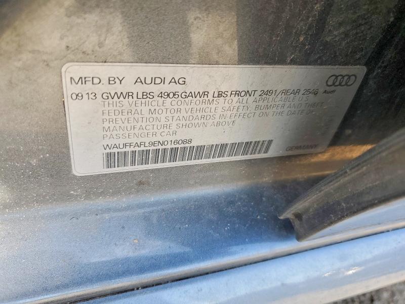 Продаж на аукціоні авто 2014 Audi A4, vin: WAUFFAFL9EN016088, номер лоту: 47742606