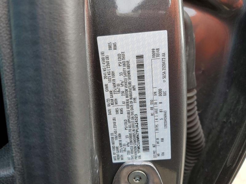 Продажа на аукционе авто 2023 Ford Escape, vin: 1FMCU9MN7PUA24323, номер лота: 46333876