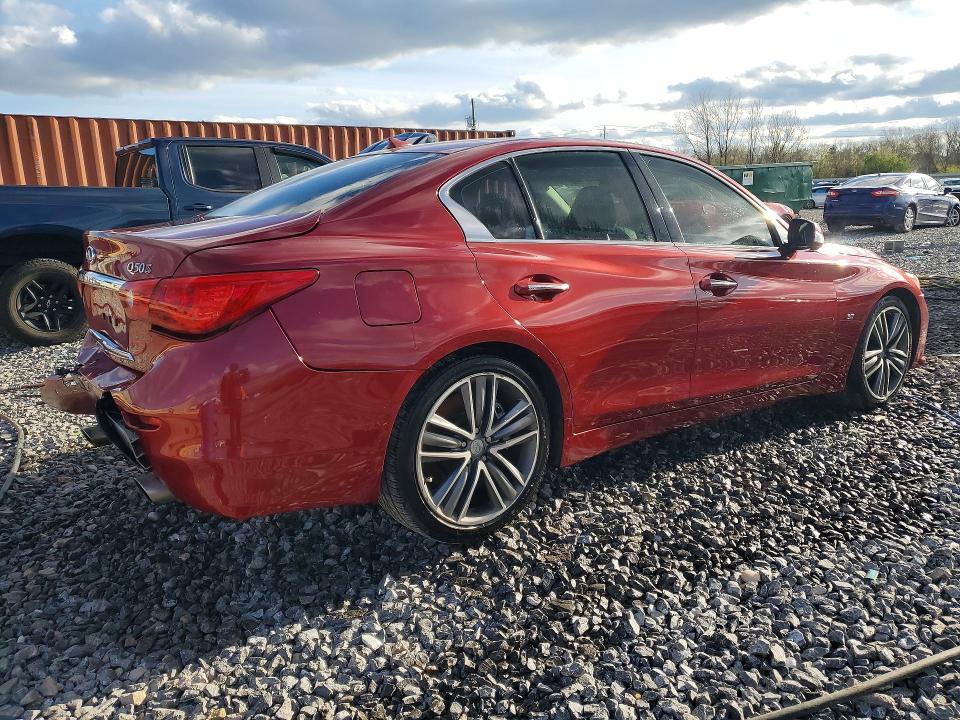 2015 Infiniti Q50 მანქანა იყიდება აუქციონზე, vin: JN1BV7AP3FM352122, აუქციონის ნომერი: 79783865