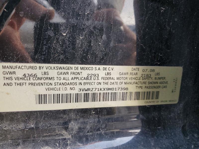 Продаж на аукціоні авто 2009 Volkswagen Jetta, vin: 3VWRZ71KX9M017398, номер лоту: 79288525