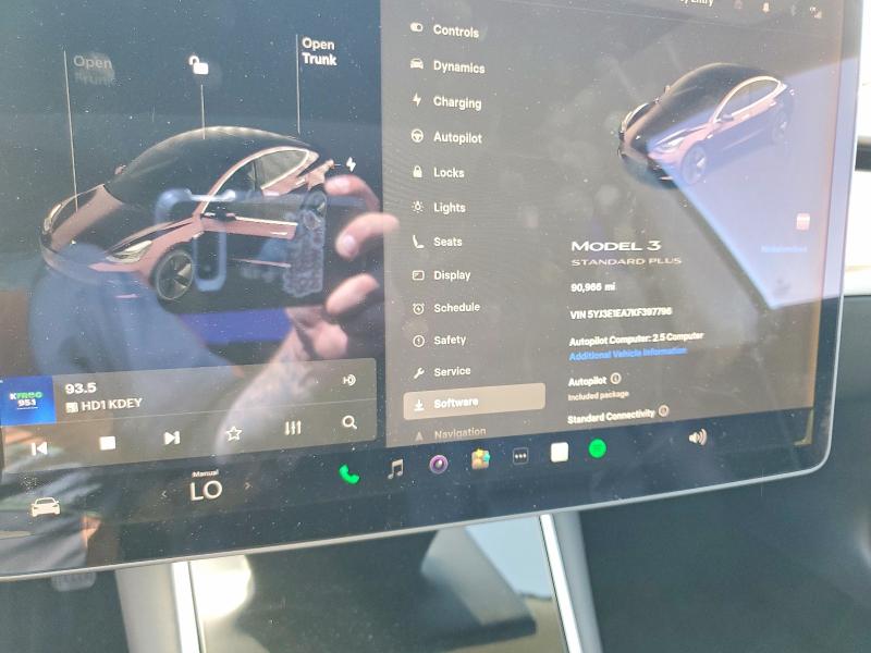 47116726 :رقم المزاد ، 5YJ3E1EA7KF397796 vin ، 2019 Tesla Model 3 مزاد بيع