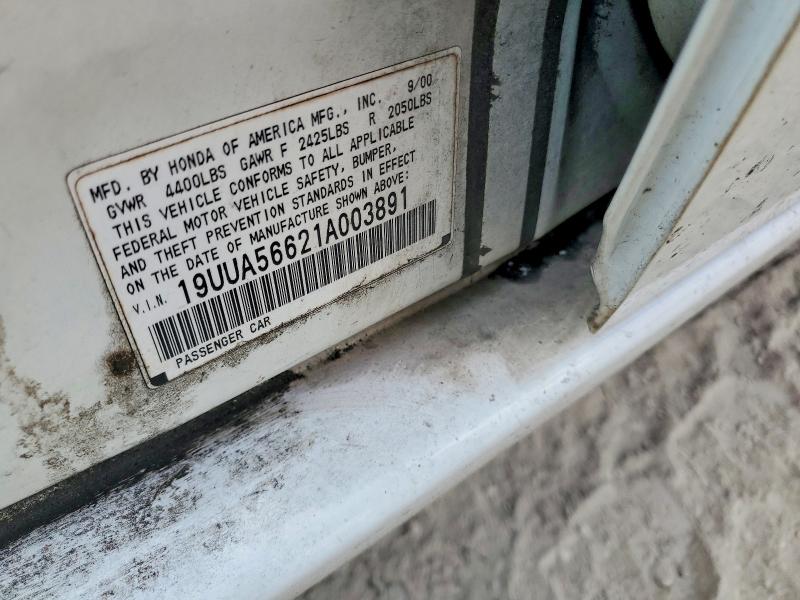 Продаж на аукціоні авто 2001 Acura 3.2tl, vin: 19UUA56621A003891, номер лоту: 46204306