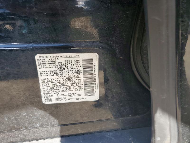 Продажа на аукционе авто 2016 Infiniti Qx70, vin: JN8CS1MU0GM670651, номер лота: 79392325