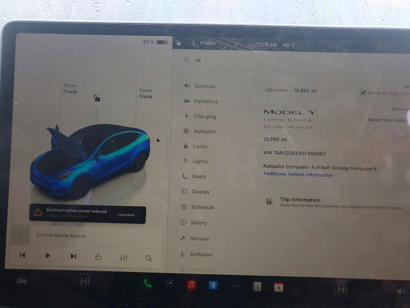 Продажа на аукционе авто 2025 Tesla Model Y, vin: 7SAYGDEE9SF300007, номер лота: 79302525