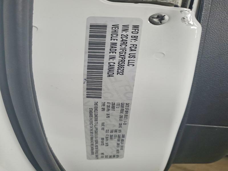 2023 Chrysler Pacifica მანქანა იყიდება აუქციონზე, vin: 2C4RC1FGXPR586232, აუქციონის ნომერი: 52254986