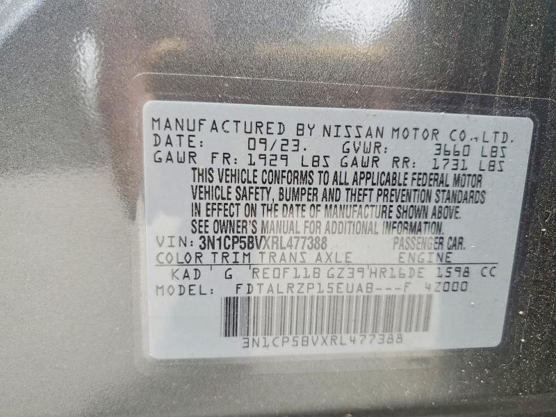Aukcja sprzedaży 2024 Nissan Kicks, vin: 3N1CP5BVXRL477388, numer aukcji: 79364085