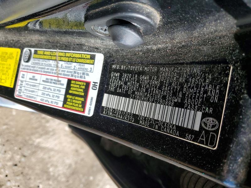 Aukcja sprzedaży 2015 Toyota Corolla, vin: 2T1BURHE9FC290898, numer aukcji: 47764376