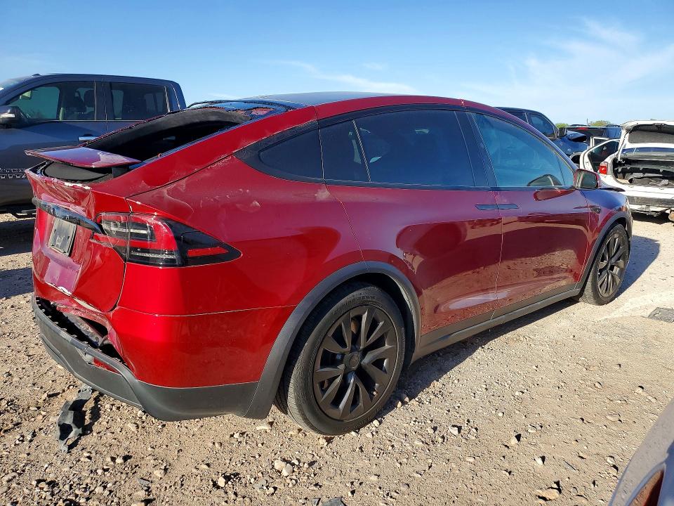 2023 Tesla Model X მანქანა იყიდება აუქციონზე, vin: 7SAXCAE57PF402208, აუქციონის ნომერი: 46561736