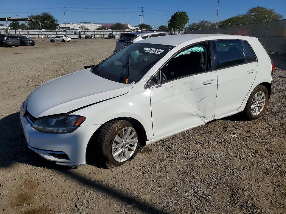 2019 Volkswagen Golf მანქანა იყიდება აუქციონზე, vin: 3VWG57AU8KM009987, აუქციონის ნომერი: 45675496