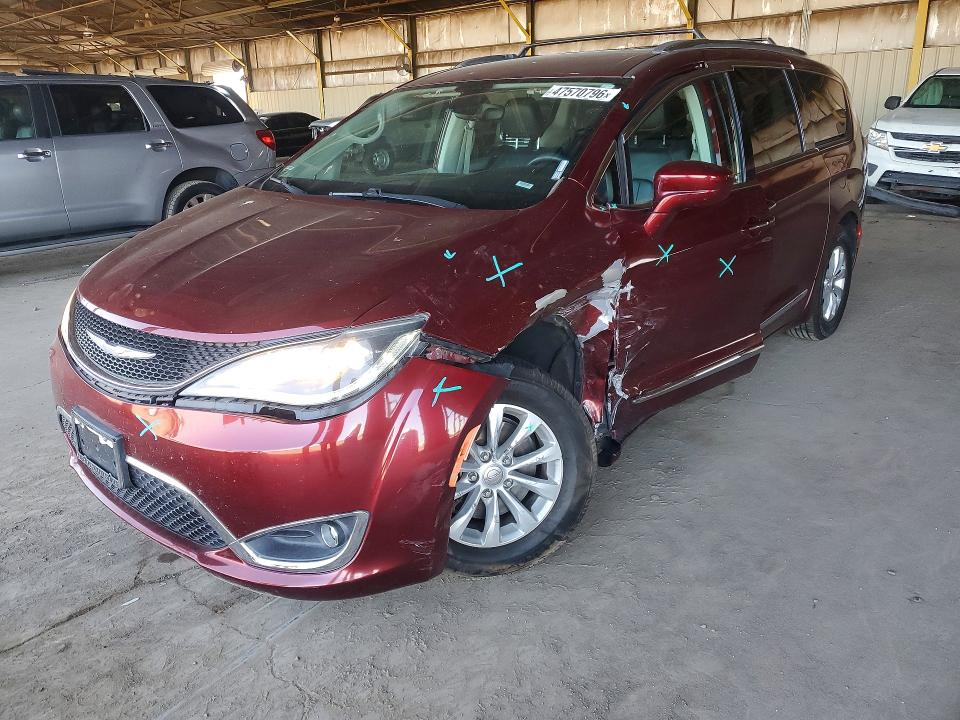 2018 Chrysler Pacifica მანქანა იყიდება აუქციონზე, vin: 2C4RC1BG4JR110118, აუქციონის ნომერი: 47570796