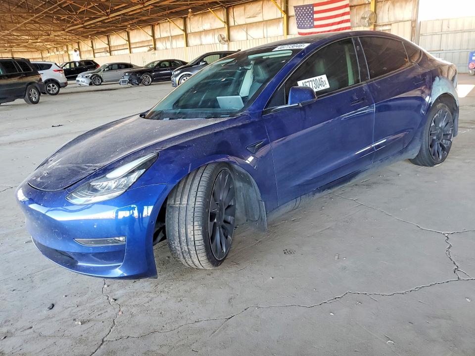 46773046 :رقم المزاد ، 5YJ3E1EC6MF850794 vin ، 2021 Tesla Model 3 مزاد بيع