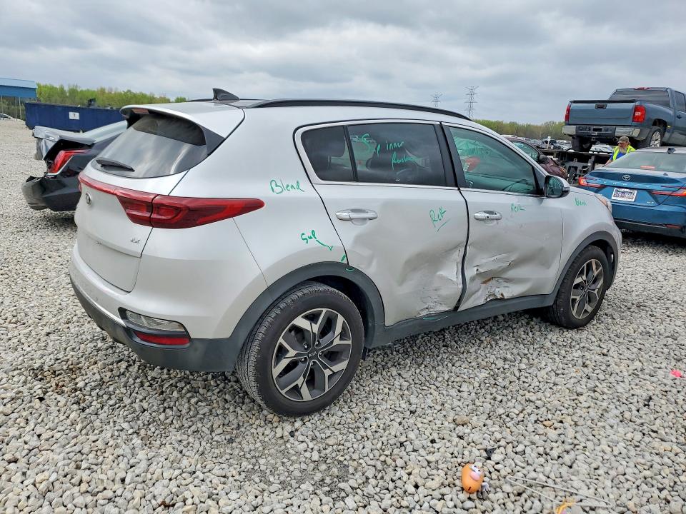 2021 Kia Sportage მანქანა იყიდება აუქციონზე, vin: KNDPN3AC5M7855249, აუქციონის ნომერი: 47816476