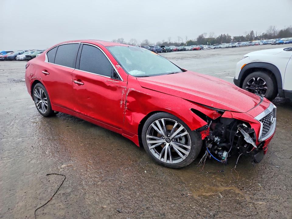 Продажа на аукционе авто 2021 Infiniti Q50, vin: JN1EV7CRXMM751067, номер лота: 41874446