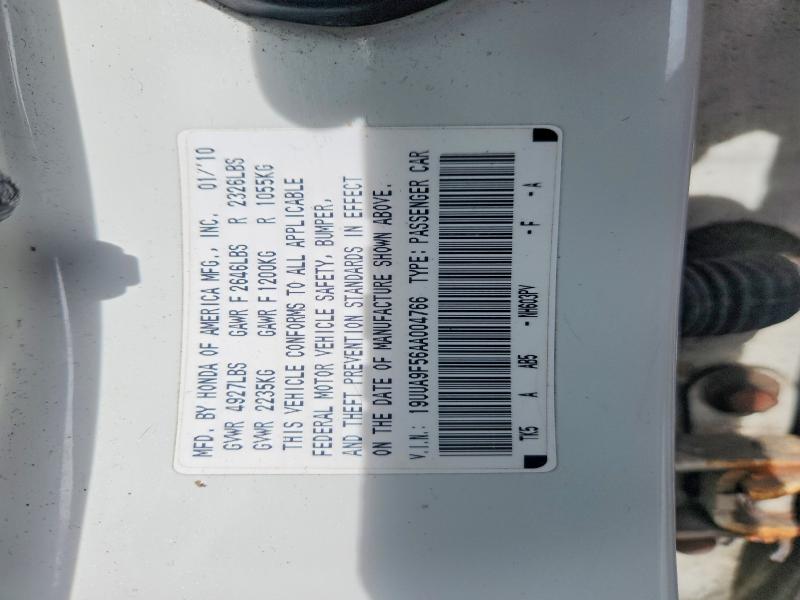 2010 Acura Tl მანქანა იყიდება აუქციონზე, vin: 19UUA9F56AA004766, აუქციონის ნომერი: 46517886