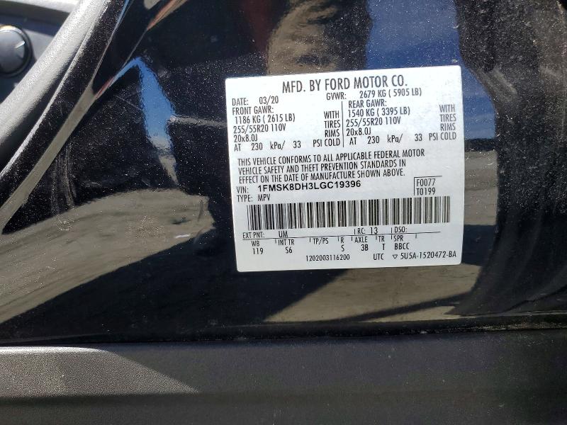 Aukcja sprzedaży 2020 Ford Explorer, vin: 1FMSK8DH3LGC19396, numer aukcji: 47281986