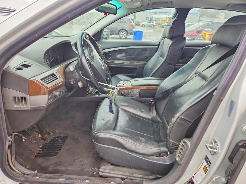 2005 Bmw 745 მანქანა იყიდება აუქციონზე, vin: WBAGN63595DS60839, აუქციონის ნომერი: 79829845