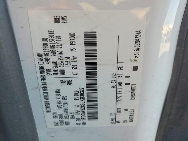 Aukcja sprzedaży 2020 Ford Transit, vin: 1FDBW5Z89LKB30327, numer aukcji: 79976555
