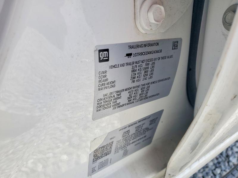 Aukcja sprzedaży 2021 Gmc Sierra, vin: 1GTR9CED4MZ406438, numer aukcji: 46901346