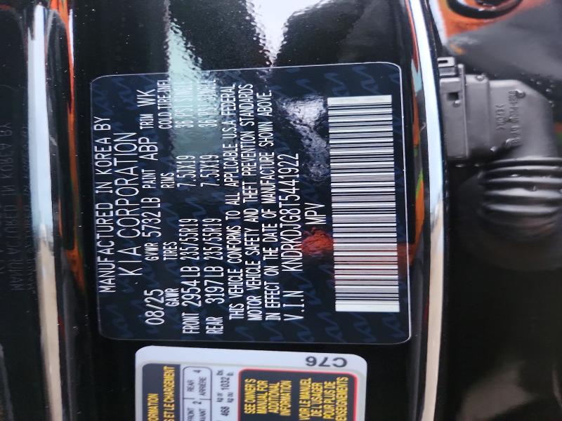 Aukcja sprzedaży 2026 Kia Sorento Hybrid, vin: KNDRKDJG8T5441922, numer aukcji: 46137286