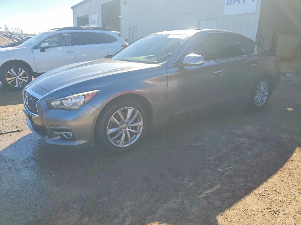 79033675 :رقم المزاد ، JN1BV7AR3FM398454 vin ، 2015 Infiniti Q50 مزاد بيع