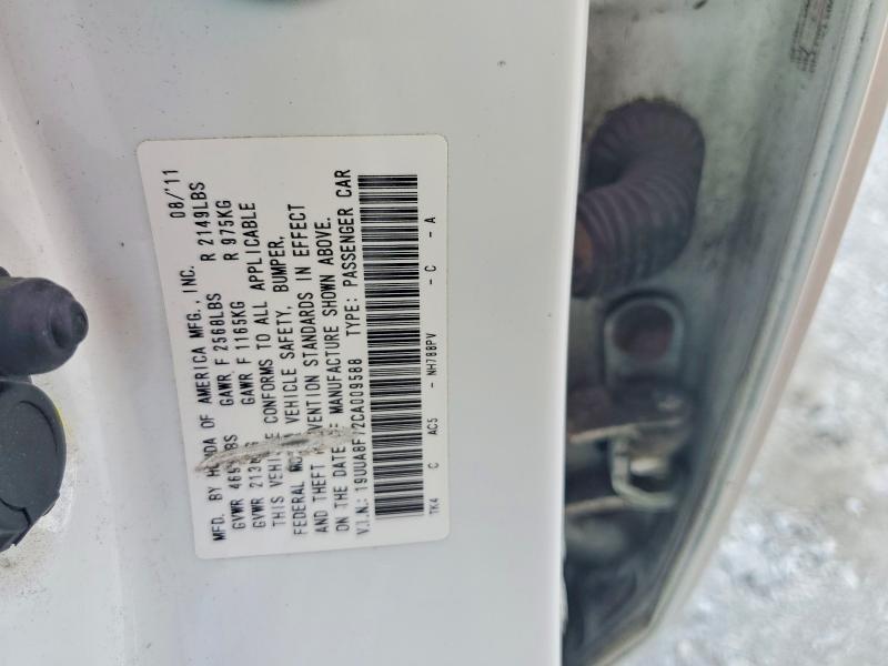 Aukcja sprzedaży 2012 Acura Tl, vin: 19UUA8F72CA009588, numer aukcji: 48241476