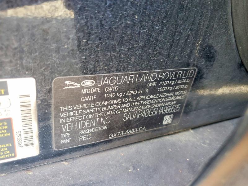 Aukcja sprzedaży 2017 Jaguar Xe, vin: SAJAR4BG5HA966525, numer aukcji: 45653576
